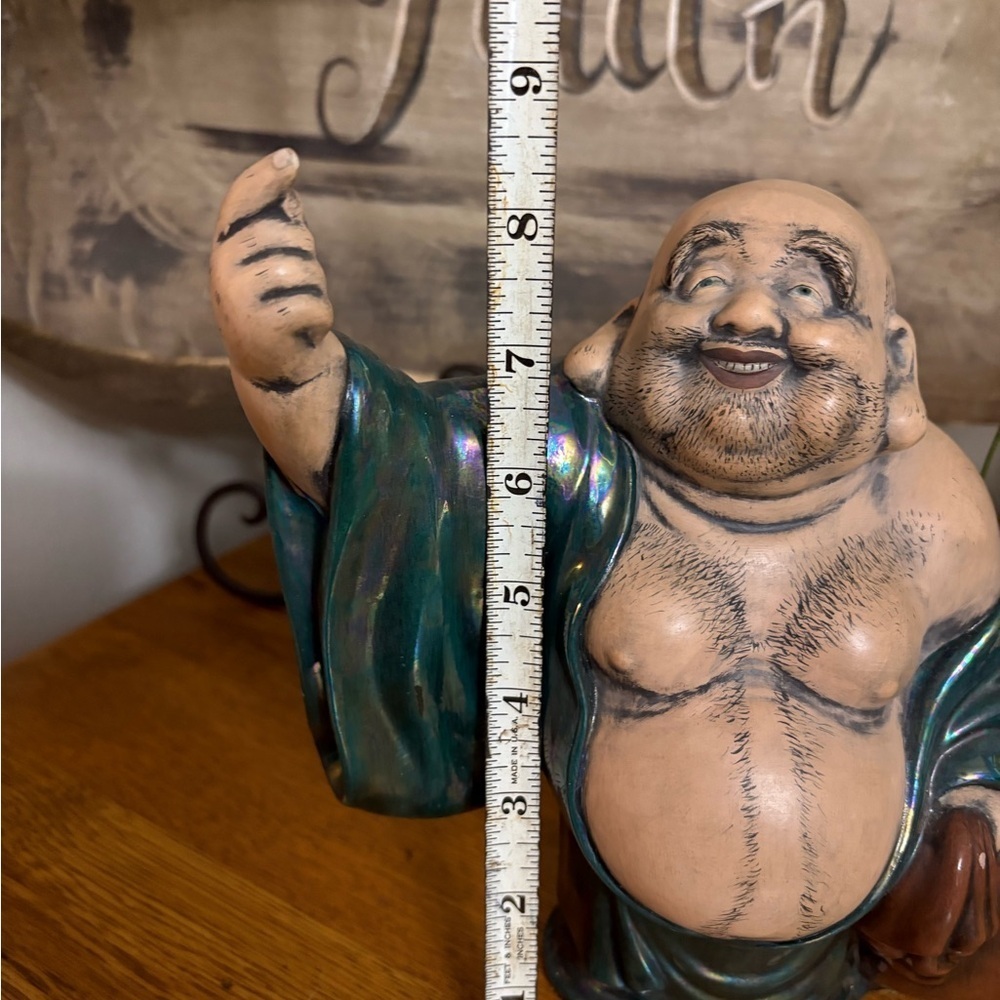 vintage Chinese ceramic Maitreya Buddha known as Budai/ "Laughing Buddha". - Picture 7 of 9